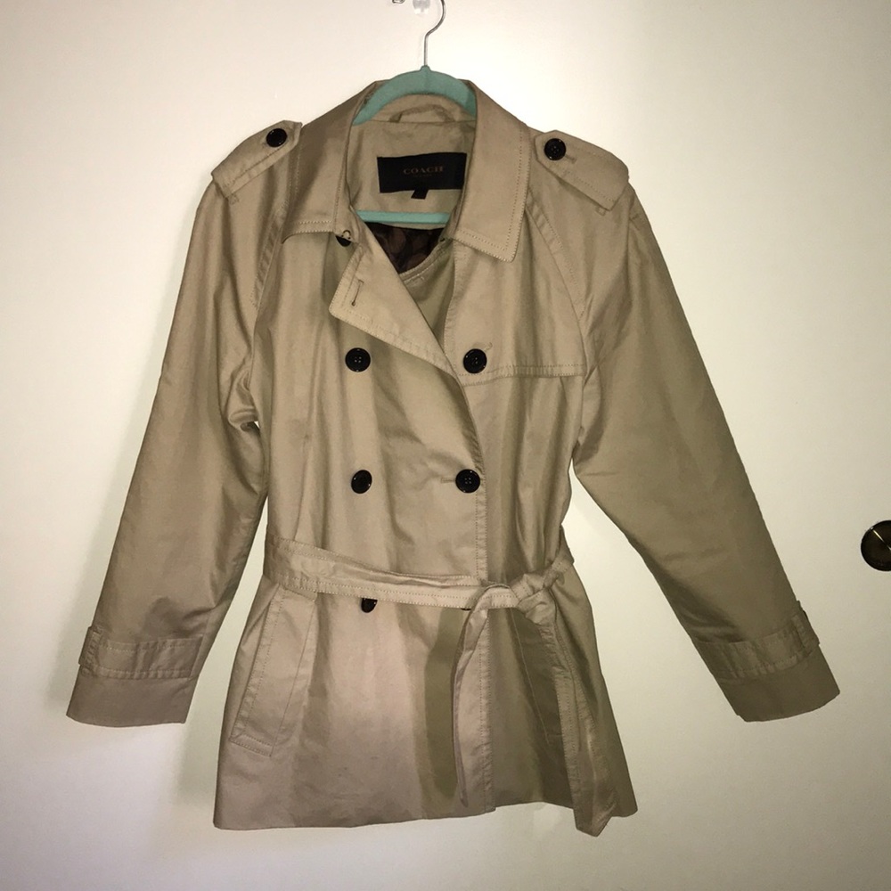 Classic Coach Twill Trench Coat